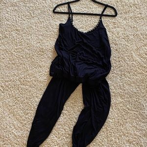 Black romper size medium